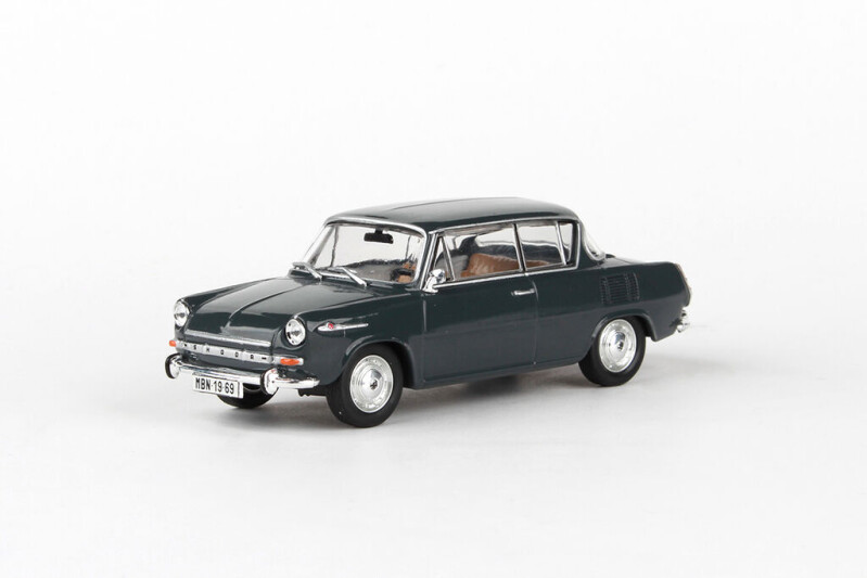 Abrex Škoda 1100 MBX 1:43 Šedá Tmavá 1969